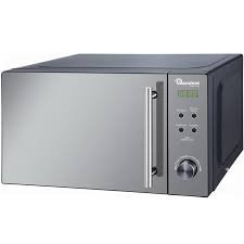 Ramtons RM/458 - Digital Glass Microwave, 700W - 20L -Black & Silver
