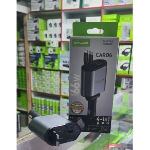 CALUS CAR06 66W 4-in-1 fast car charger.