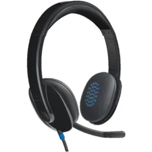 Logitech H540 USB-A Headset with Noise Cancelling Mic – Black