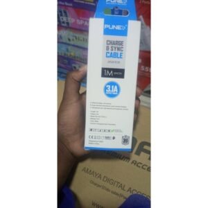 Punex Fast Charge Cable 3.1A – Type-C & iPhone (PU-100) – 1 Metre