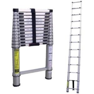 Telescopic Aluminum Ladder single sided 3.8M