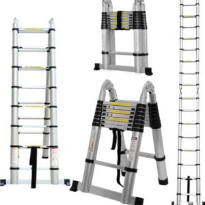 4.1m + 4.1m Double Telescopic Aluminum Ladder