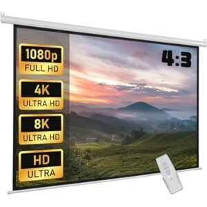 Electric Projector Screen 400 × 300 cm