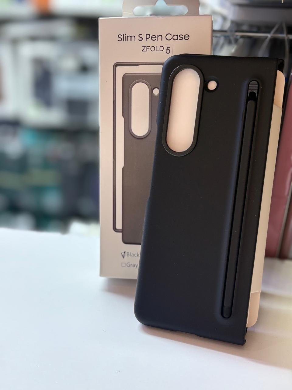 Samsung Galaxy Z Fold 5 Flip Cover Case with Slim S Pen Holder - Image 2