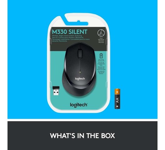 Logitech M330 Wireless Silent Plus Mouse