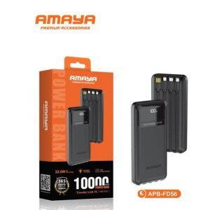 Amaya 10000mAh APB-P118 Portable Power Bank Anti-Scratch Surface