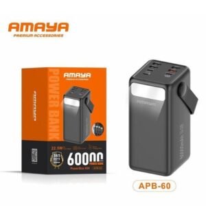 Amaya PowerBox 600 APB-60 60,000mAh 22.5W PD Fast Charging Power Bank