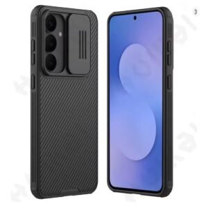 Samsung Galaxy A17 Nilkin CamShield Pro Case - Black, Slim Fit, Shockproof, Camera Protection