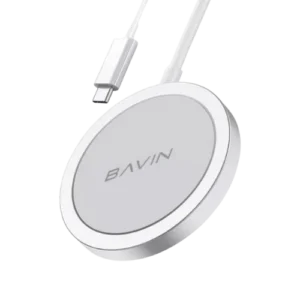 Bavin CB-215 Qi Wireless Charger - 15W Fast Charging - White