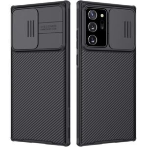 Samsung Note 20 Ultra Nillkin CamShield Pro Case - Shockproof, Sliding Camera Cover, Black