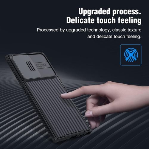 Samsung Note 20 Ultra Nillkin CamShield Pro Case - Shockproof, Sliding Camera Cover, Black - Image 2