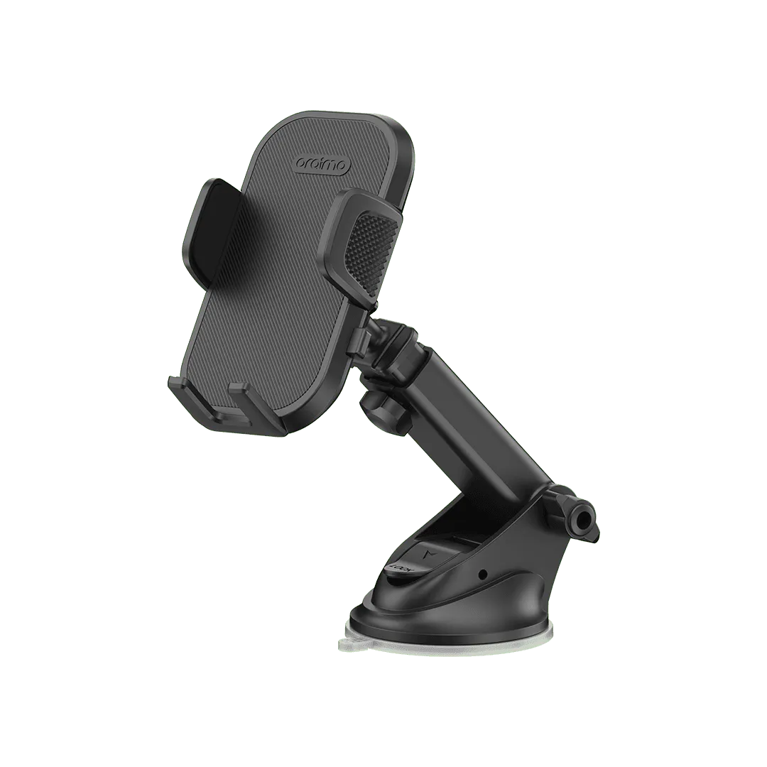 Oraimo car phone holder OCM-13 Hydra 4, Super Suction, Flexible , One-Hand Operation - Black