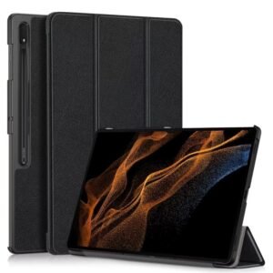 Samsung Galaxy Tab S10 Plus case cover  Flip ,Trifold , with Pen Slot Holder