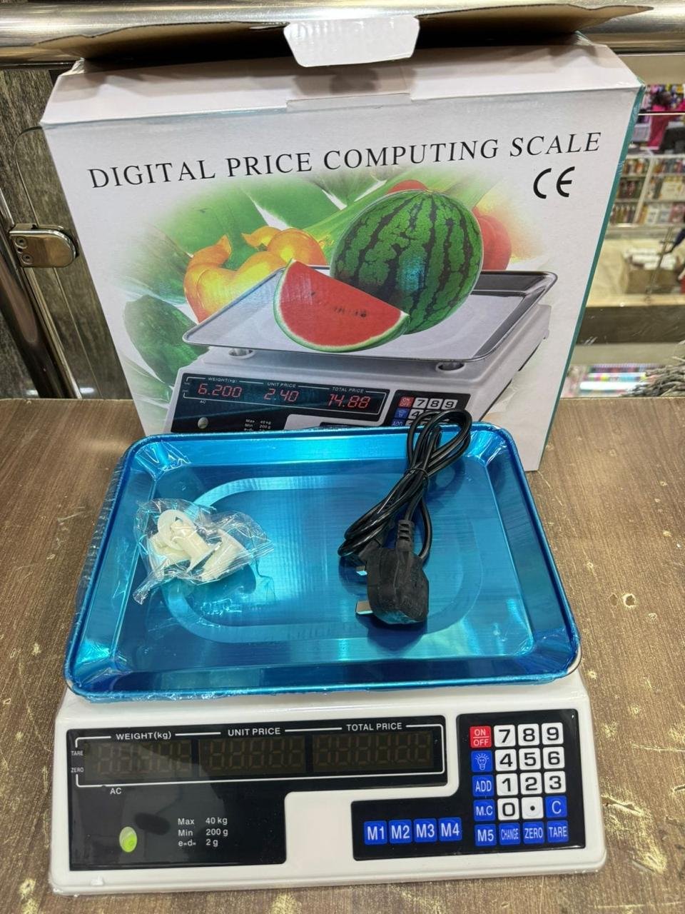 Acs 40kg Armless Digital Computing Scale