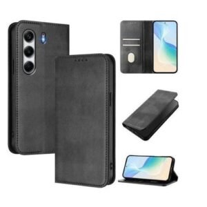 Tecno Camon 40 Pro 5G Flip Cover, Magnetic PU Leather Phone Case with Card Slot