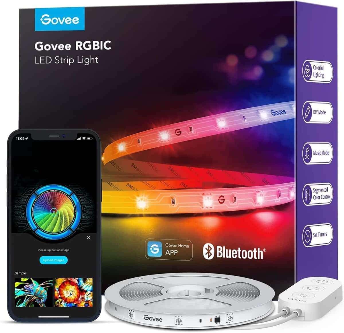 Govee RGBIC Neon LED Strip Lights 3M
