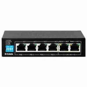 D-Link DGS-F1006P-E 6-Port Gigabit PoE Switch