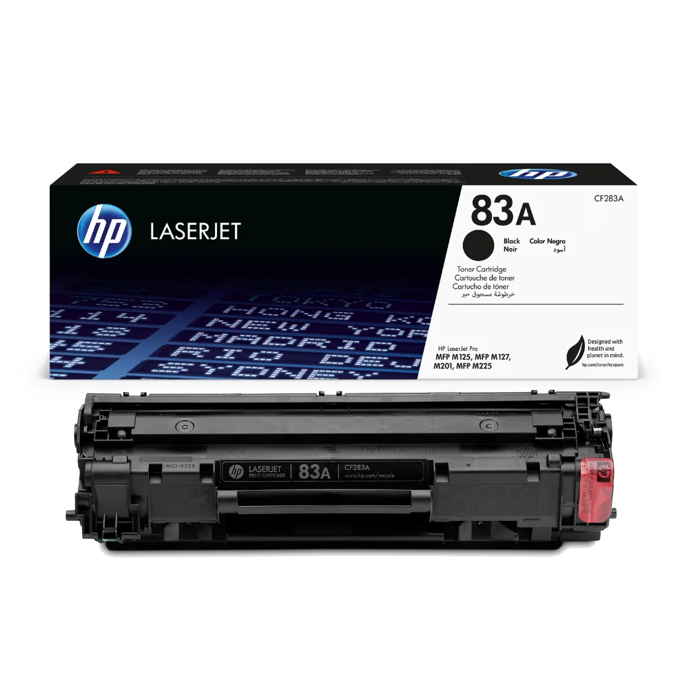 HP 83A (CF283A) Black Original LaserJet Toner Cartridge