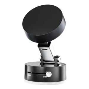 GERLAX GT-41 Magnetic Car Phone Mount – Vacuum Suction Holder with ON/OFF Lock
