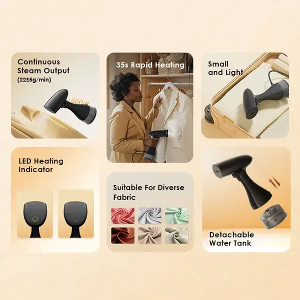 Oraimo OHI-201A Smart Steamer Handheld Garment Steamer - Image 2