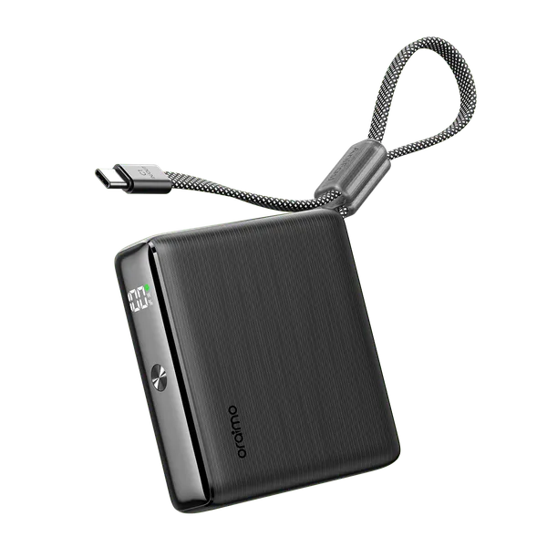 Oraimo PowerNova L21 OPB-7203C 30W 20,000mAh Fast Charging Power Bank with Built-In Input &Amp; Output Type C Cable